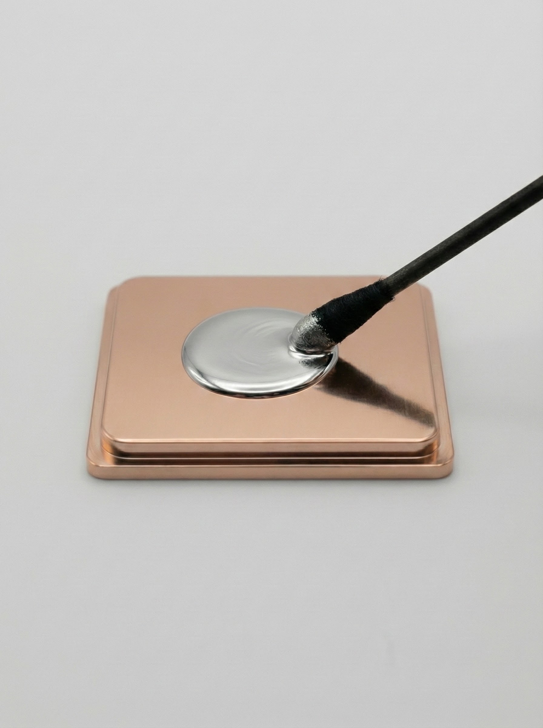 Precision liquid metal application using PolarTronix Liquid Metal Applicator